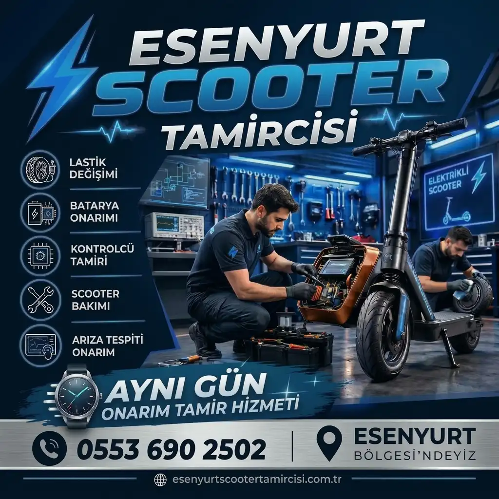 Esenyurt scooter tamiri hizmeti